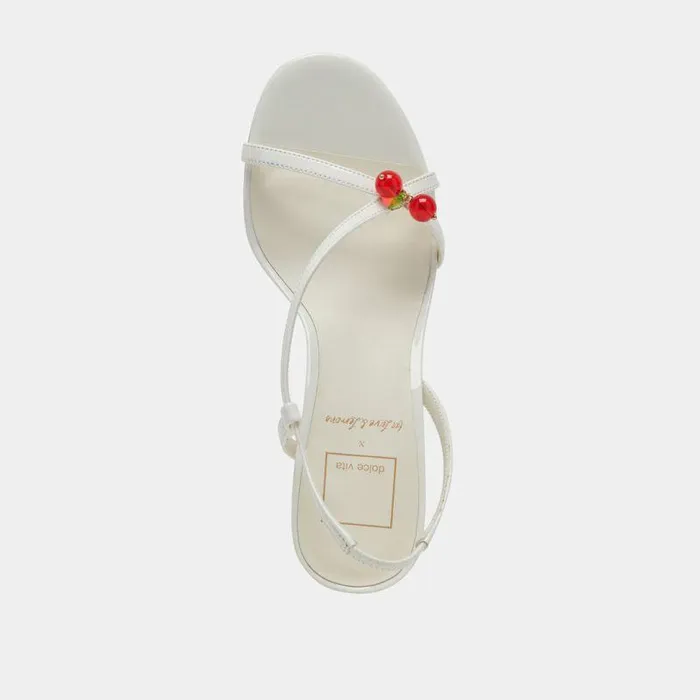 Heels Shop Dolce Vita Cerise Heels White Patent Stella White Patent Stella
