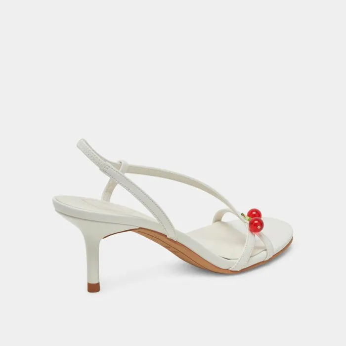 Heels Shop Dolce Vita Cerise Heels White Patent Stella White Patent Stella