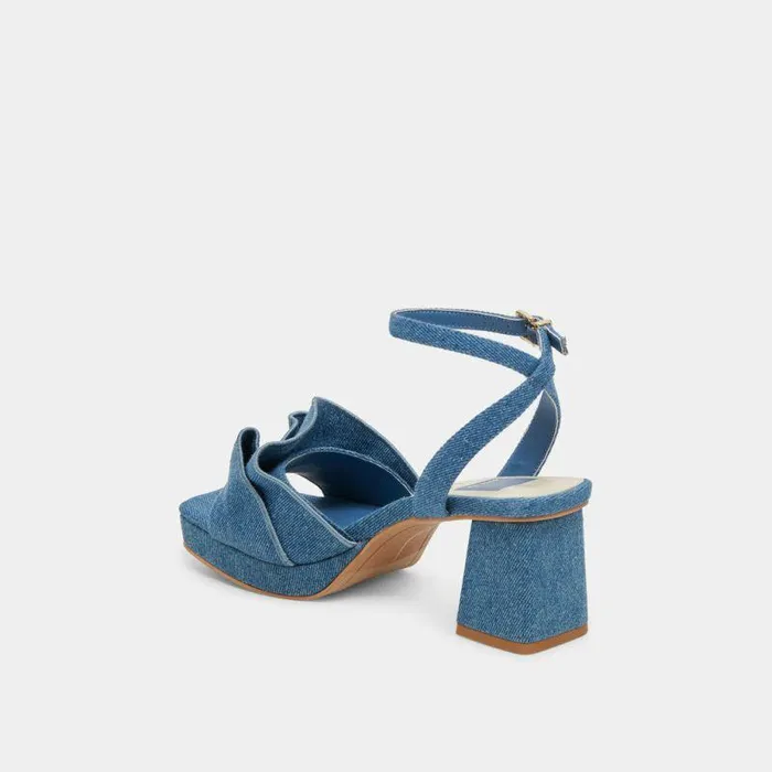 Heels Shop Dolce Vita Cheer Heels Dark Blue Denim Dark Blue Denim