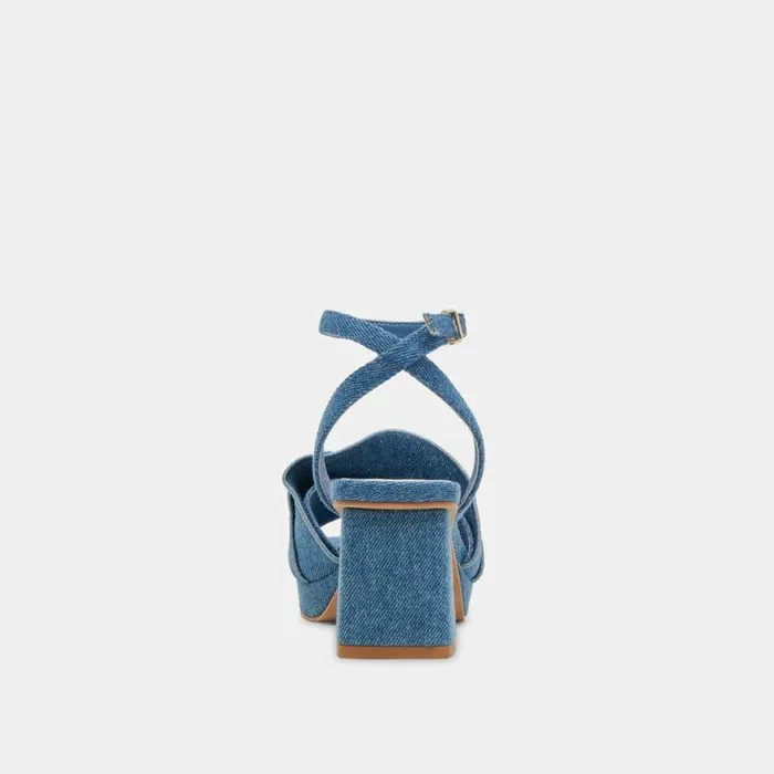 Heels Shop Dolce Vita Cheer Heels Dark Blue Denim Dark Blue Denim