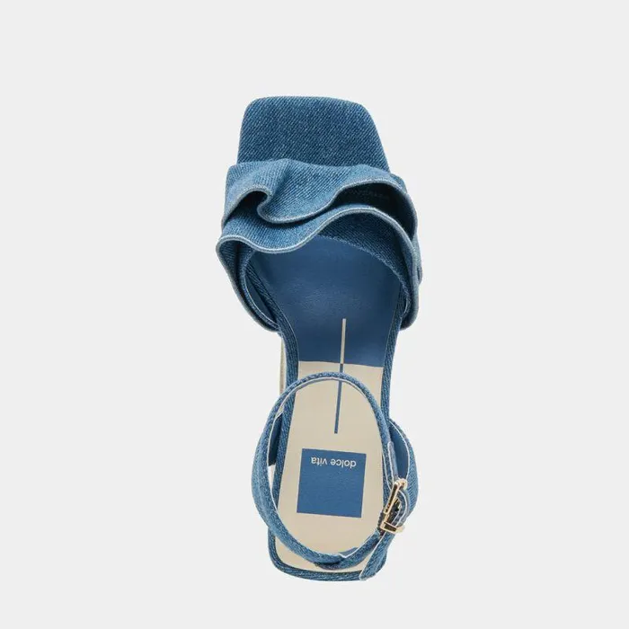 Heels Shop Dolce Vita Cheer Heels Dark Blue Denim Dark Blue Denim