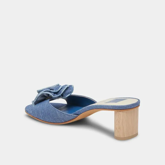 Heels Shop Dolce Vita Darly Heels Blue Denim Blue Denim