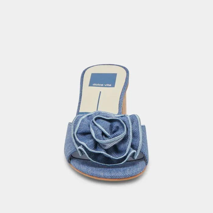 Heels Shop Dolce Vita Darly Heels Blue Denim Blue Denim