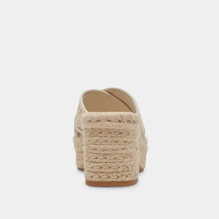 Heels Shop Dolce Vita Eldora Heels Natural White Raffia Natural White Raffia
