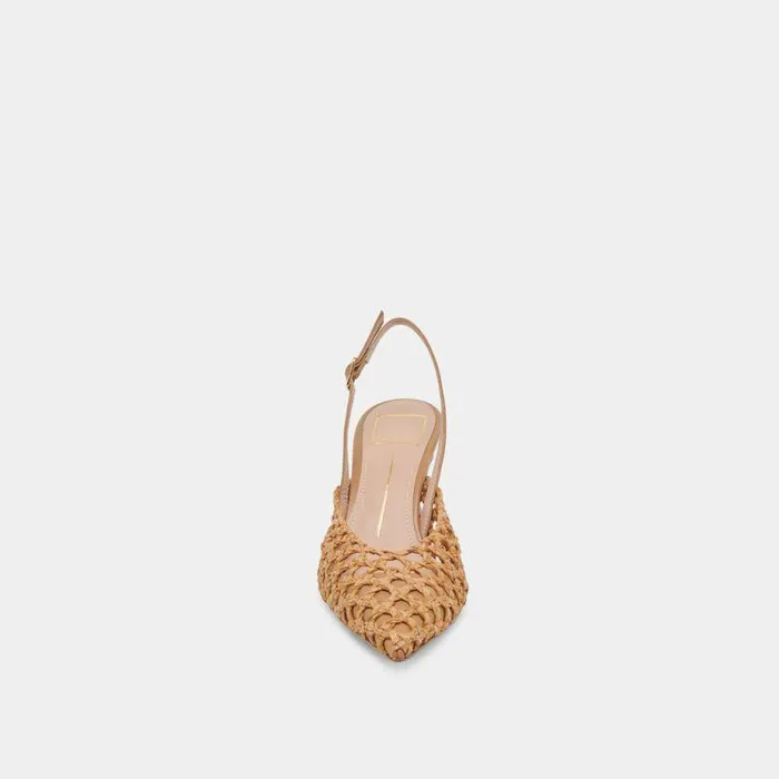 Heels Shop Dolce Vita Gloria Heels Natural Woven Natural Woven