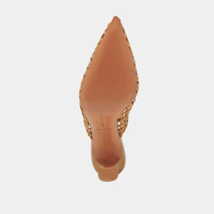 Heels Shop Dolce Vita Gloria Heels Natural Woven Natural Woven