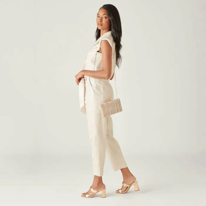 Heels Shop Dolce Vita Ilva Heels Gold Distressed Leather Leather Heels Gold Distressed Leather