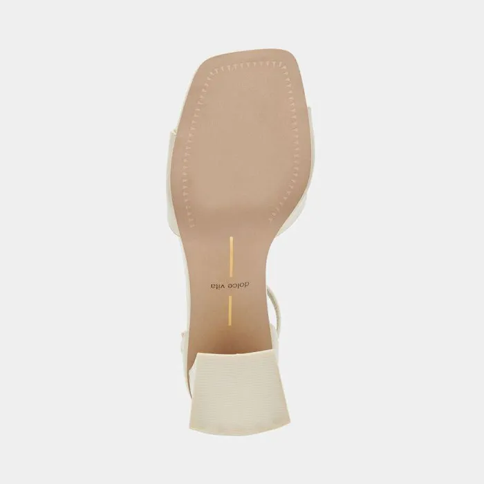 Heels Shop Dolce Vita Janey Heels Ivory Crinkle Patent Ivory Crinkle Patent