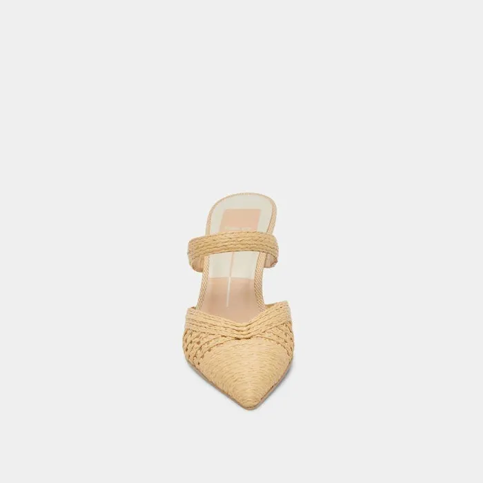 Heels Shop Dolce Vita Kaline Heels Lt Natural Raffia Lt Natural Raffia
