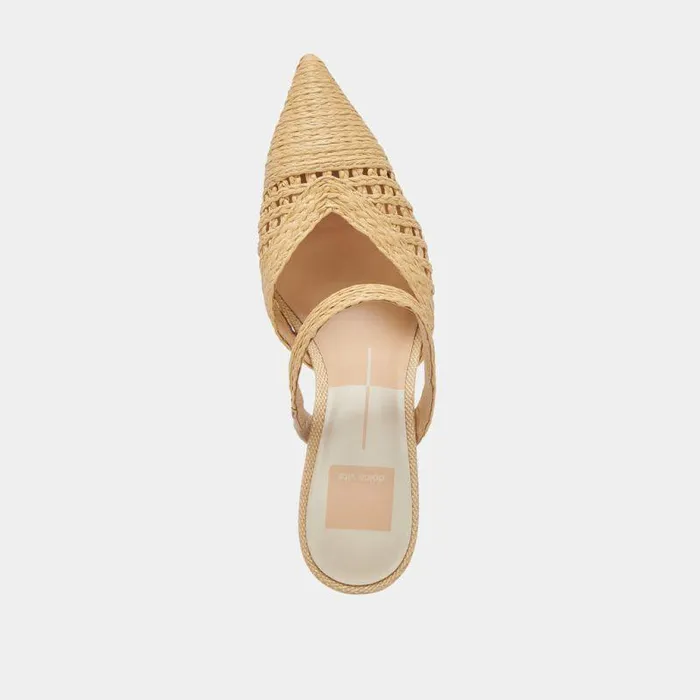 Heels Shop Dolce Vita Kaline Heels Lt Natural Raffia Lt Natural Raffia