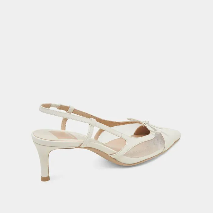 Heels Shop Dolce Vita Kandi Heels White Mesh White Mesh