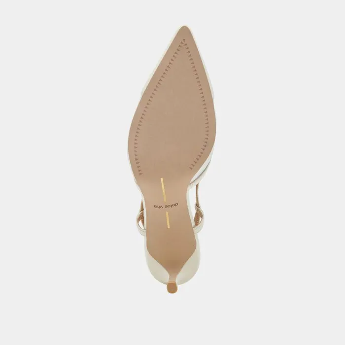 Heels Shop Dolce Vita Kandi Heels White Mesh White Mesh