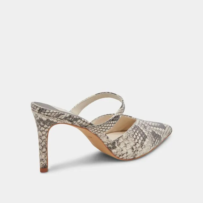 Heels Shop Dolce Vita Kanika Heels Black White Embossed Snake Snake Black White Heels Black White Embossed Snake