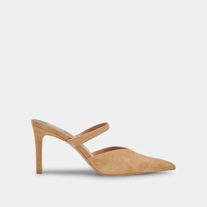 Heels Shop Dolce Vita Kanika Heels Tan Suede Tan Suede