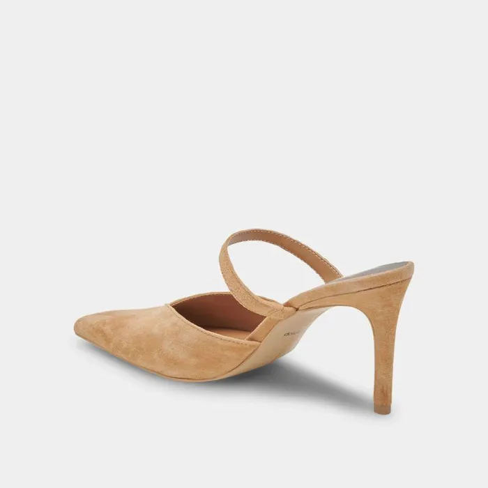 Heels Shop Dolce Vita Kanika Heels Tan Suede Tan Suede
