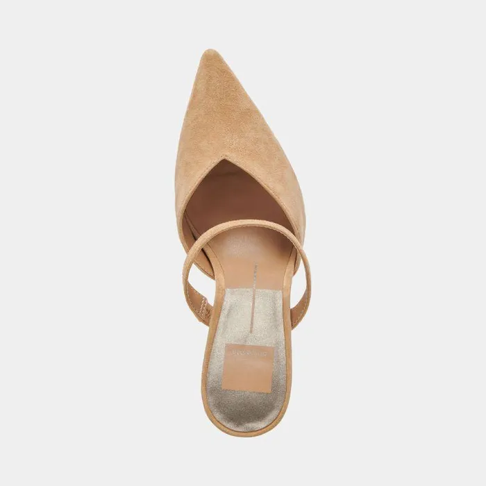 Heels Shop Dolce Vita Kanika Heels Tan Suede Tan Suede