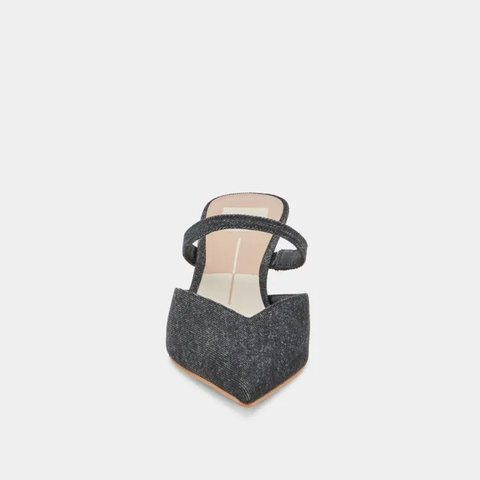Heels Shop Dolce Vita Kanika Mid Heels Carbon Denim Carbon Denim