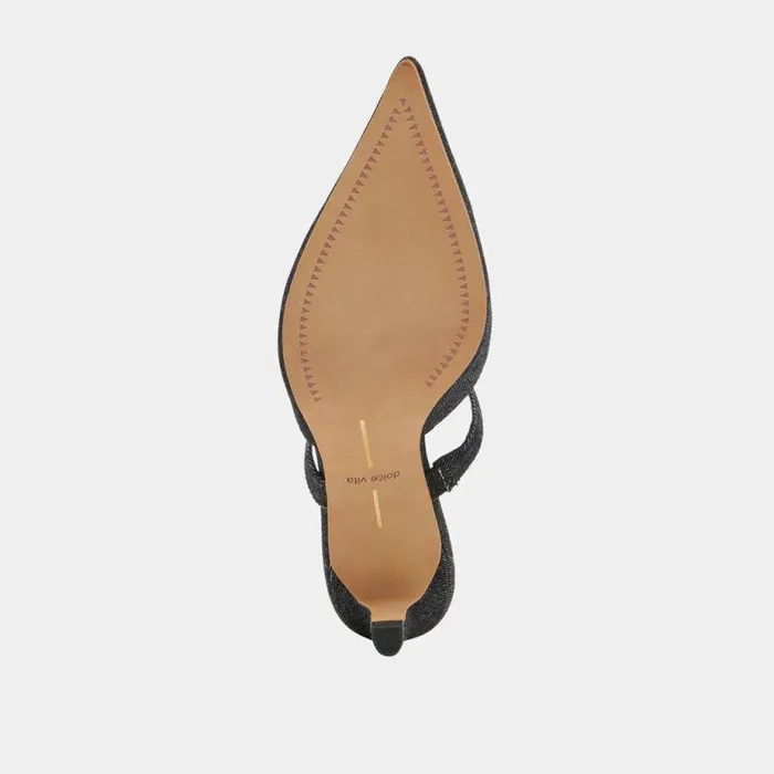 Heels Shop Dolce Vita Kanika Mid Heels Carbon Denim Carbon Denim