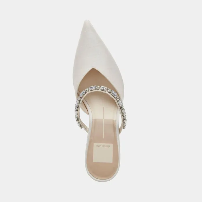 Heels Shop Dolce Vita Kanika Rhinestone Heels Off White Women039s Rhinestone Heels In Off White Off White Rhinestone