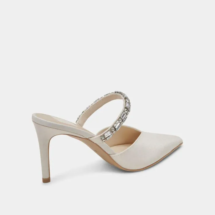 Heels Shop Dolce Vita Kanika Rhinestone Heels Off White Women039s Rhinestone Heels In Off White Off White Rhinestone