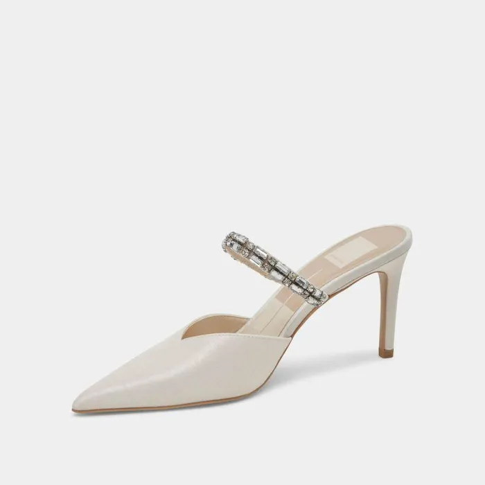 Heels Shop Dolce Vita Kanika Rhinestone Heels Off White Women039s Rhinestone Heels In Off White Off White Rhinestone