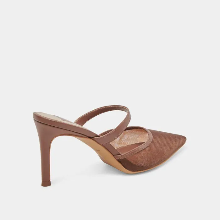 Heels Shop Dolce Vita Katik Heels Espresso Mesh Espresso Mesh