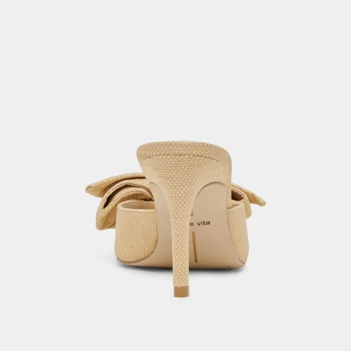 Heels Shop Dolce Vita Kayli Heels Lt Natural Raffia Lt Natural Raffia