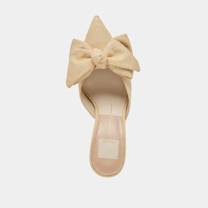 Heels Shop Dolce Vita Kayli Heels Lt Natural Raffia Lt Natural Raffia