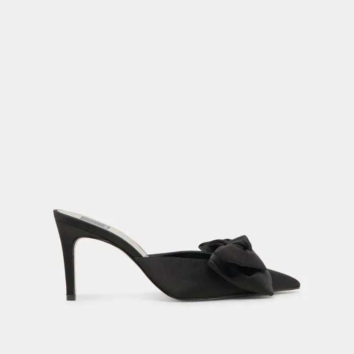 Heels Shop Dolce Vita Kayli Heels Onyx Satin Onyx Satin
