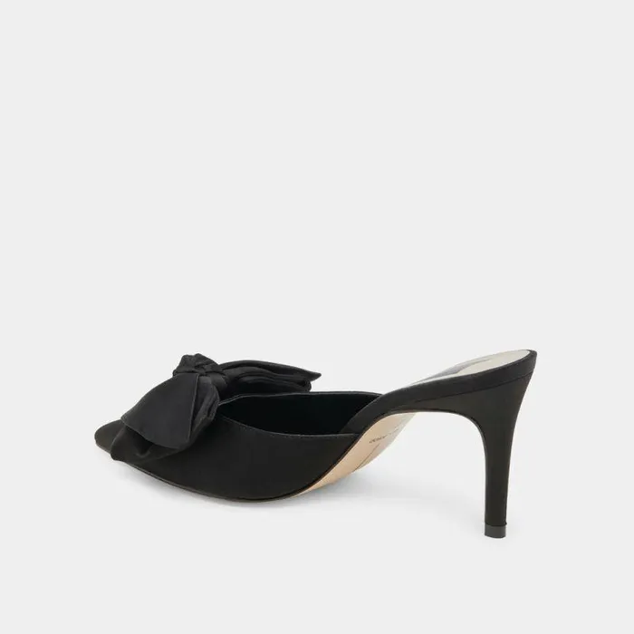 Heels Shop Dolce Vita Kayli Heels Onyx Satin Onyx Satin