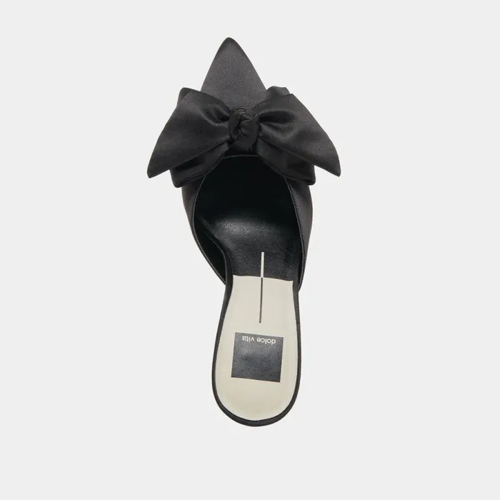 Heels Shop Dolce Vita Kayli Heels Onyx Satin Onyx Satin