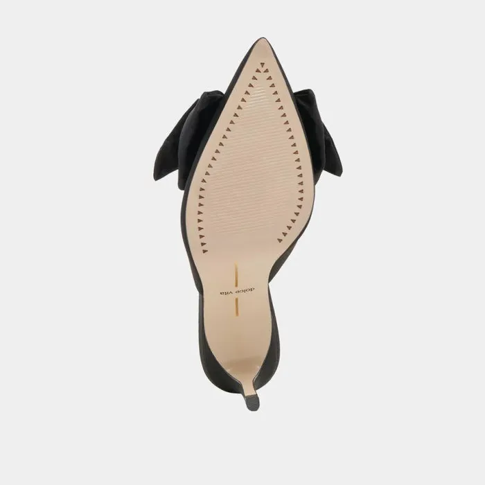 Heels Shop Dolce Vita Kayli Heels Onyx Satin Onyx Satin