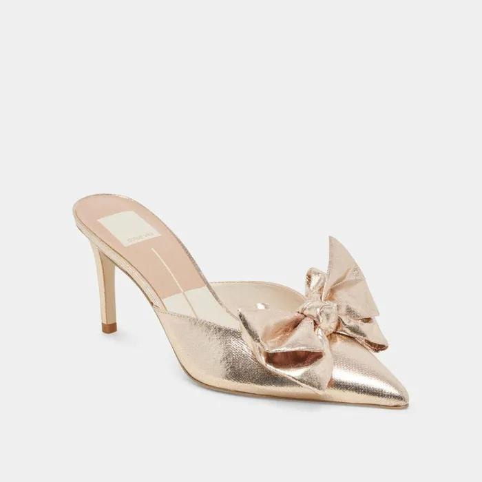 Heels Shop Dolce Vita Kayli Heels Platinum Satin Platinum Satin