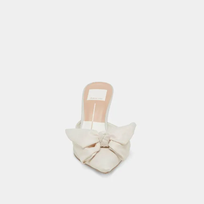 Heels Shop Dolce Vita Kayli Heels White Satin White Satin