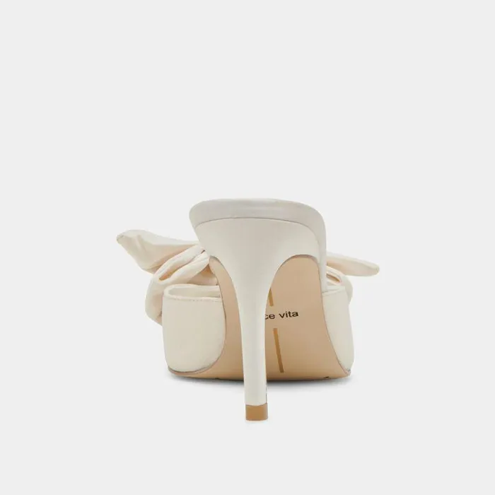 Heels Shop Dolce Vita Kayli Heels White Satin White Satin