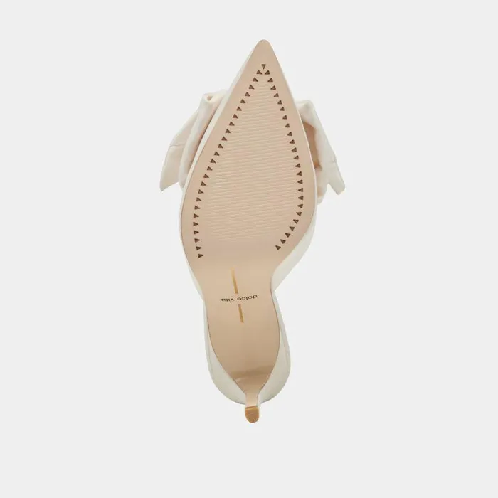 Heels Shop Dolce Vita Kayli Heels White Satin White Satin