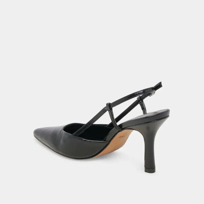 Heels Shop Dolce Vita Kim Heels Midnight Crinkle Patent Midnight Crinkle Patent
