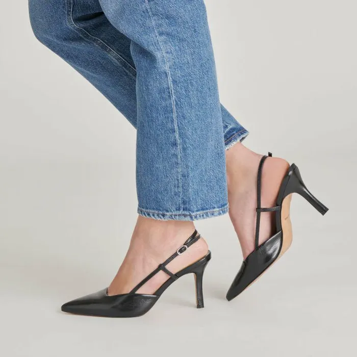 Heels Shop Dolce Vita Kim Heels Midnight Crinkle Patent Midnight Crinkle Patent