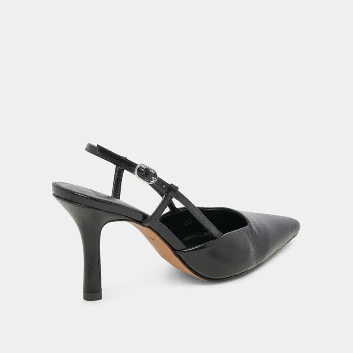 Heels Shop Dolce Vita Kim Heels Midnight Crinkle Patent Midnight Crinkle Patent