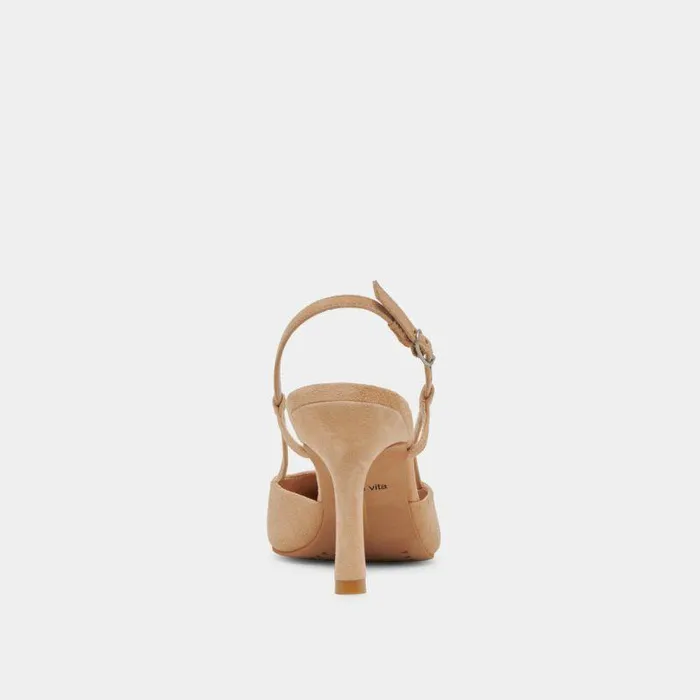 Heels Shop Dolce Vita Kim Heels Tan Suede Tan Suede