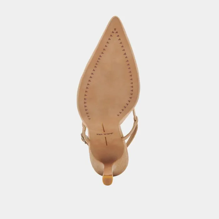 Heels Shop Dolce Vita Kim Heels Tan Suede Tan Suede