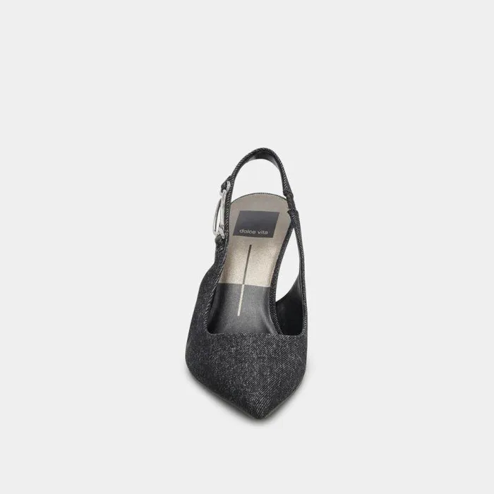 Heels Shop Dolce Vita Krista Heels Carbon Denim Carbon Denim