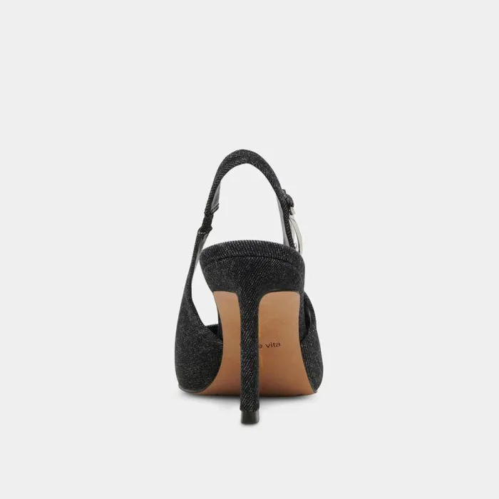 Heels Shop Dolce Vita Krista Heels Carbon Denim Carbon Denim