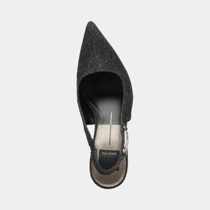 Heels Shop Dolce Vita Krista Heels Carbon Denim Carbon Denim