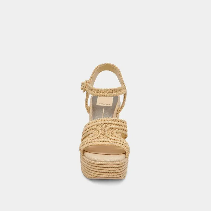 Heels Shop Dolce Vita Lacye Heels Natural Woven Natural Woven