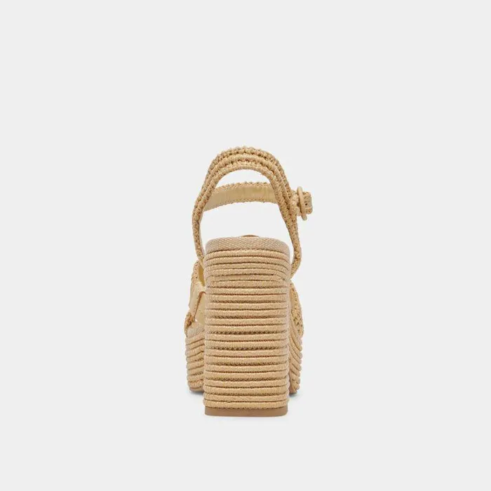 Heels Shop Dolce Vita Lacye Heels Natural Woven Natural Woven