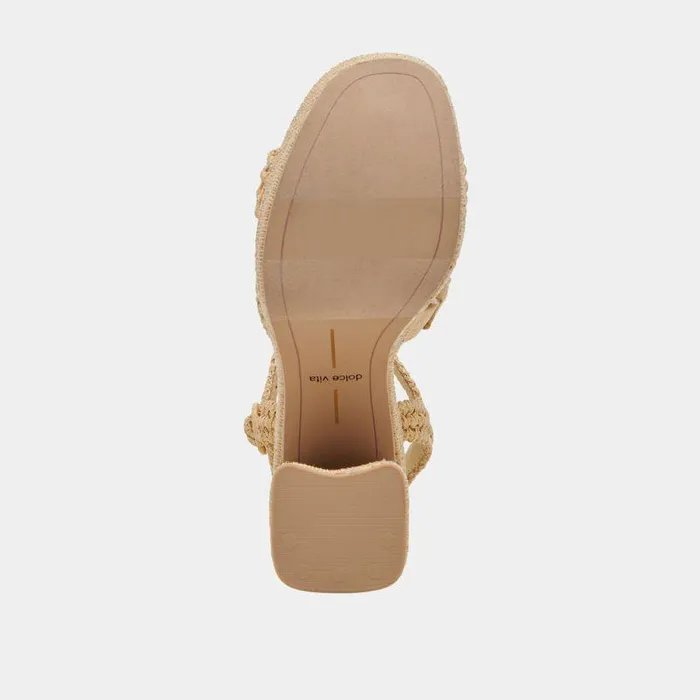 Heels Shop Dolce Vita Lacye Heels Natural Woven Natural Woven