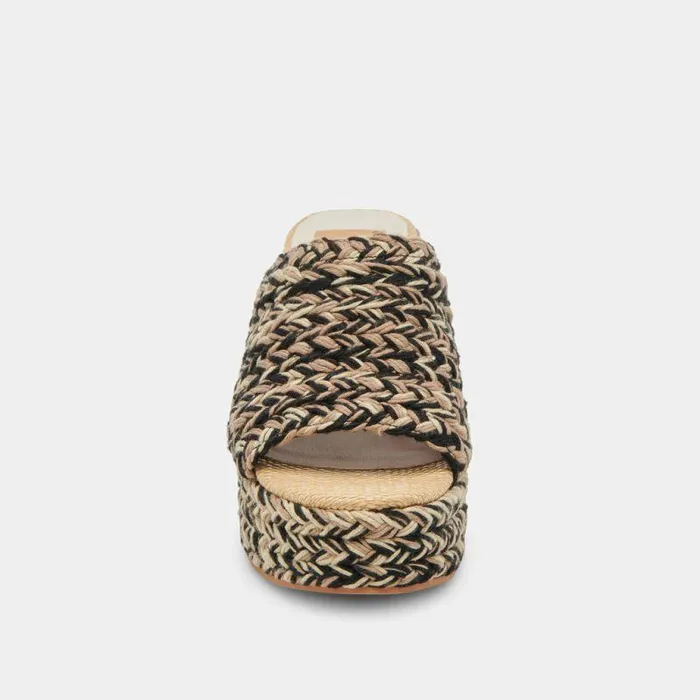 Heels Shop Dolce Vita Lady Heels Black Multi Woven Black Multi Woven