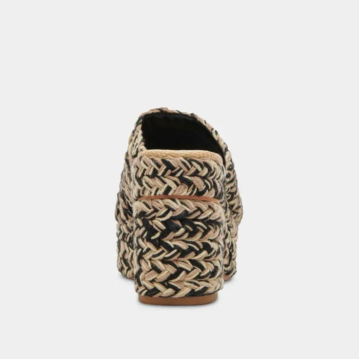 Heels Shop Dolce Vita Lady Heels Black Multi Woven Black Multi Woven