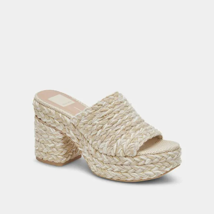 Heels Shop Dolce Vita Lady Heels Ivory Multi Woven Ivory Multi Woven